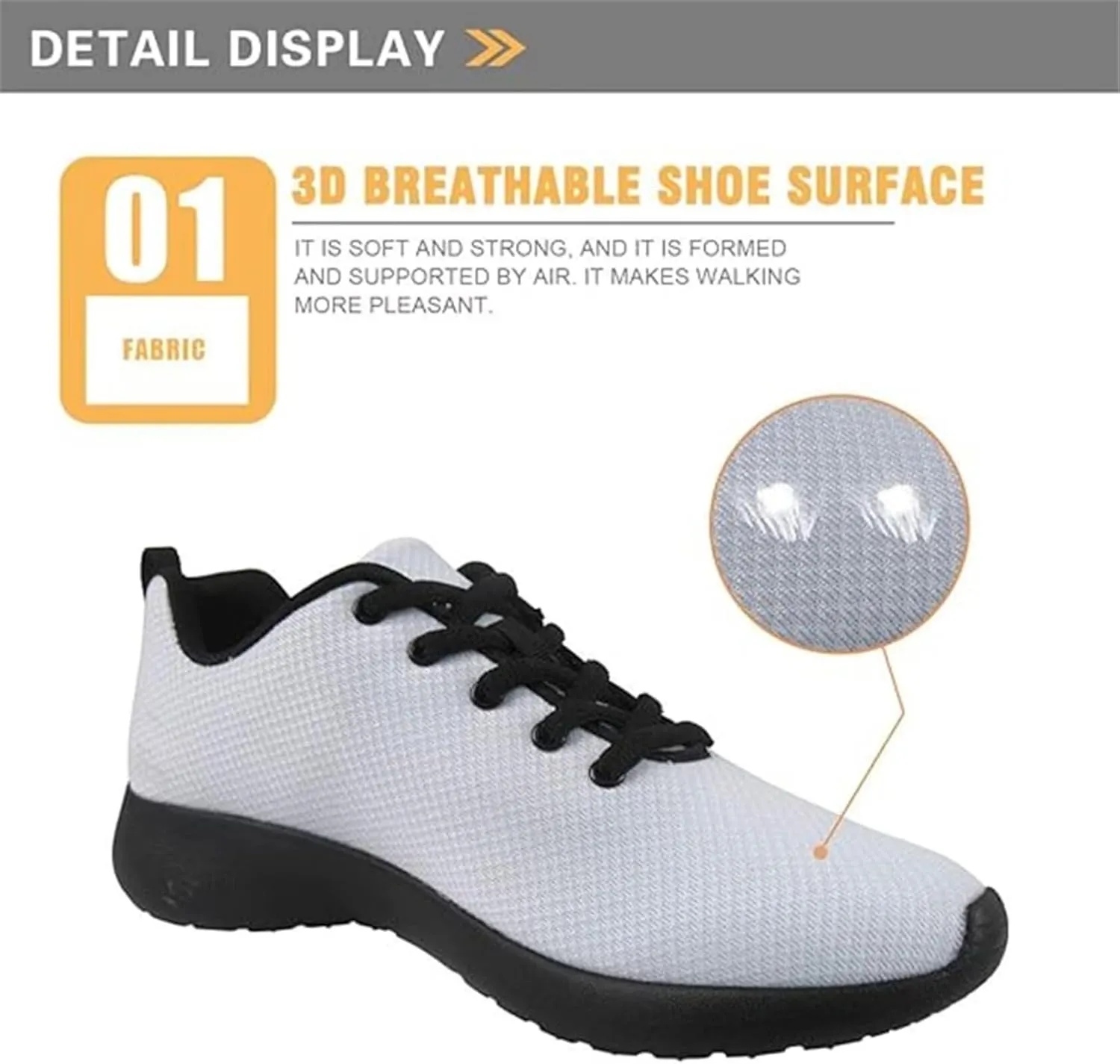 chaqlin Fashion Running Shoes Fashion Men's Mesh Trainers Working Travel Comfort Gym Fitness Sneakers