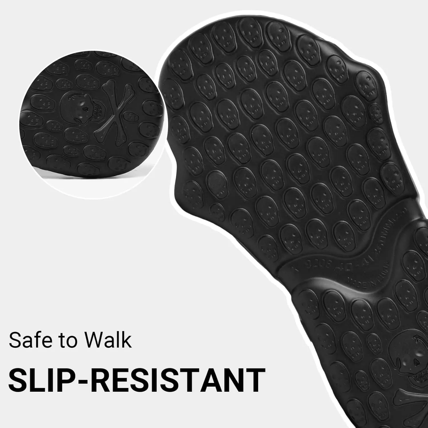 Cheval Skull Slide Sandals for Women Men Anti-Slip Cushioned Slippers EVA Thick Soft Slides Open Toe Slide on Indoor Outdoor Beach Pool Sandals Khaki