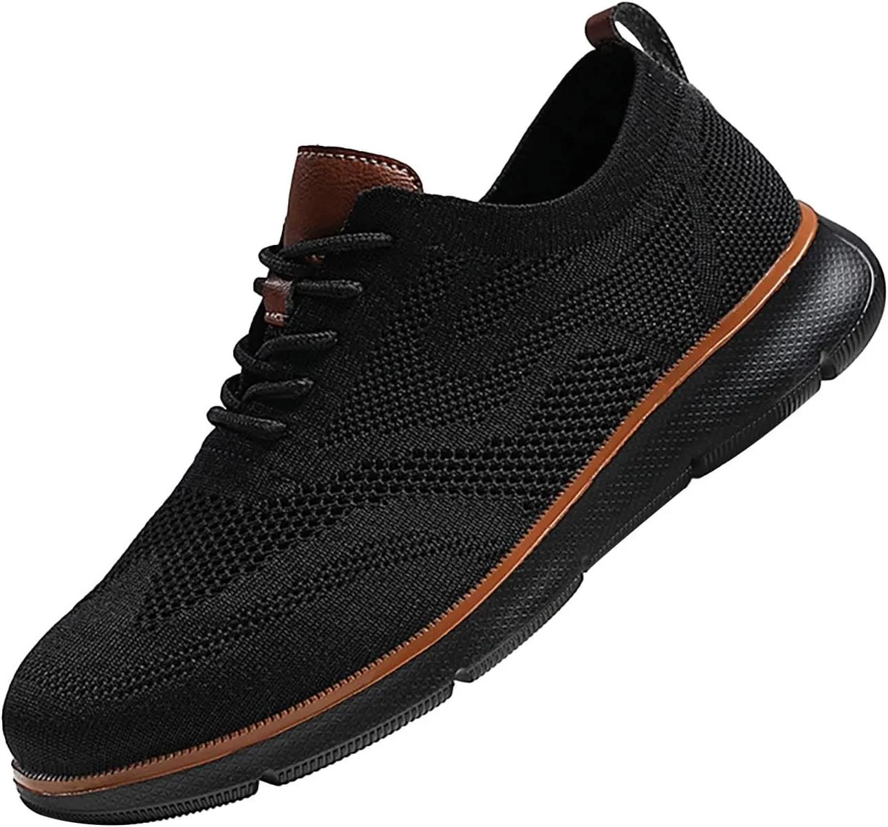 Christmas Deals of Today Prime Breeze Shoes for Men New Urbans Mens Wearbreeze Mens Breeze Shoes High Top Sneakers for Women Knit Dress Shoes Men Orthopedic Woven Slip on Walking