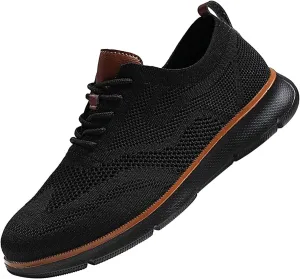 Christmas Deals of Today Prime Breeze Shoes for Men New Urbans Mens Wearbreeze Mens Breeze Shoes High Top Sneakers for Women Knit Dress Shoes Men Orthopedic Woven Slip on Walking