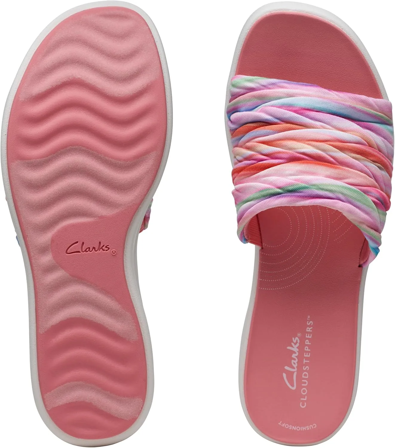 Clarks Women's Drift Petal Slide Sandal