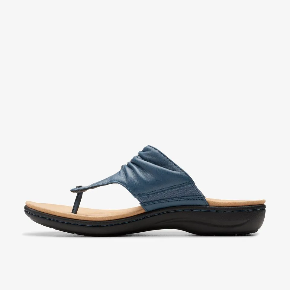 Clarks Womens Laurieann Arla Blue Leather 26177322