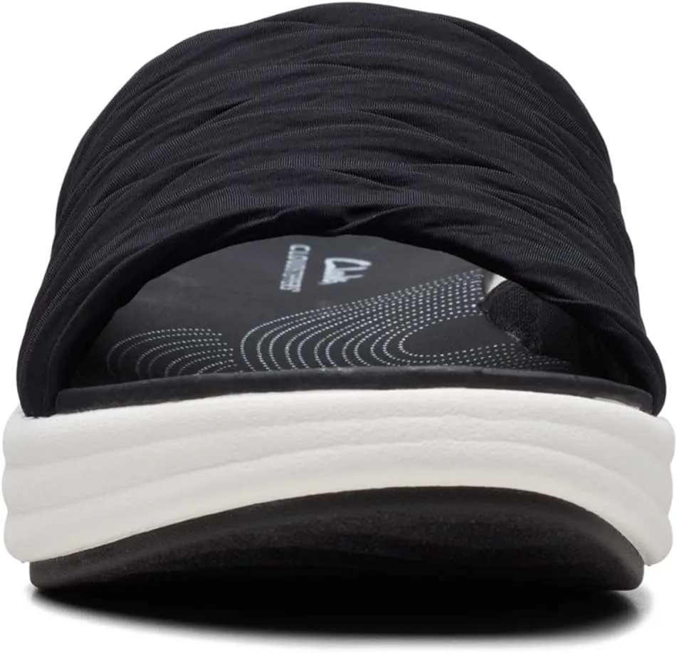 Clarks Womens Slip On Open Toe Slide Sandals