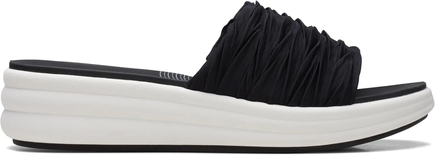 Clarks Womens Slip On Open Toe Slide Sandals