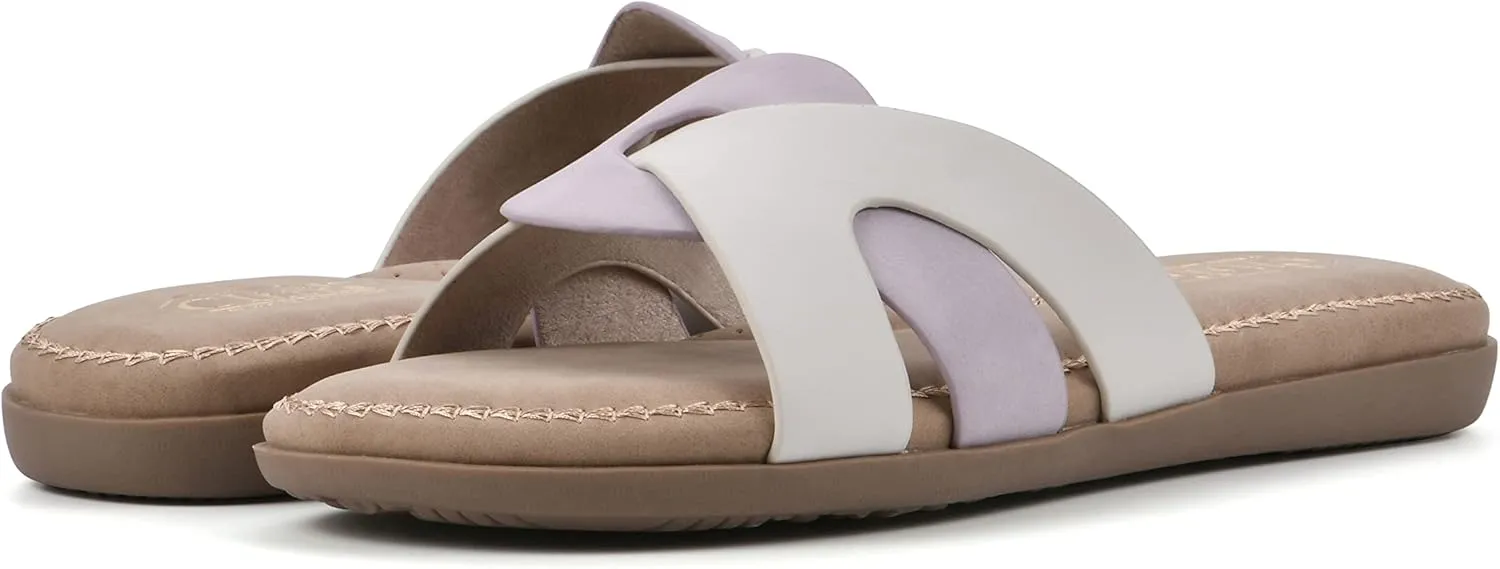 CLIFFS BY WHITE MOUNTAIN Women's Fortunate Woven Slide Sandal