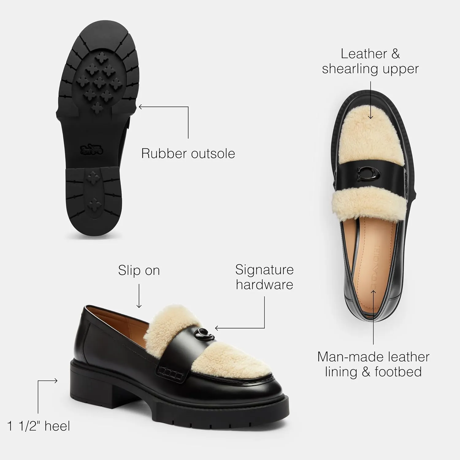 Coach Women's Leah Platform Loafer