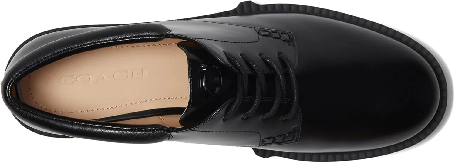 COACH Women's Lyla Leather Derby Loafer