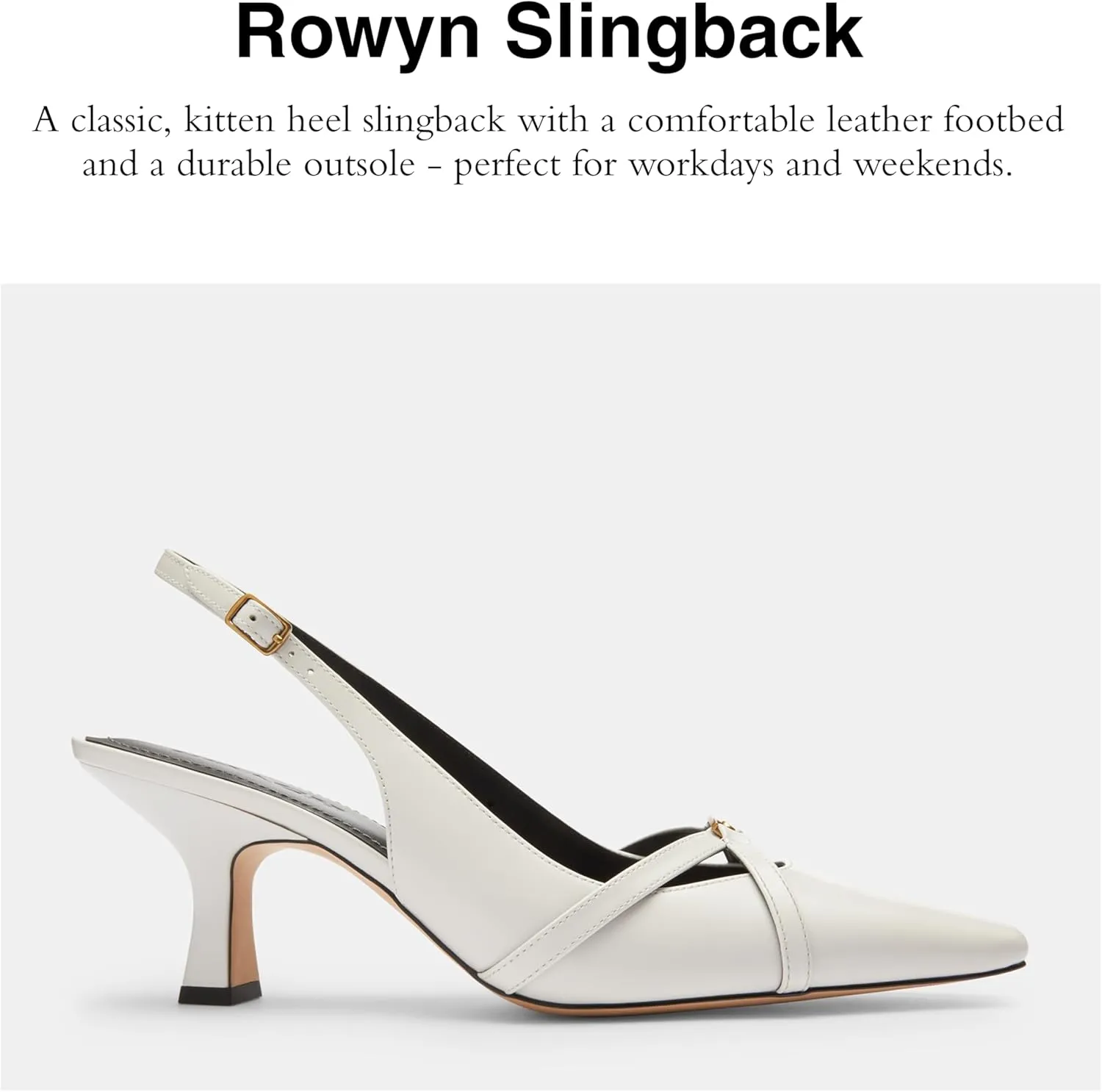 COACH Women's Rowyn Slingback Pump