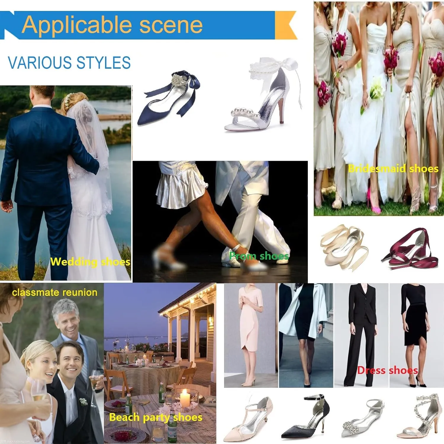 COMFASH Women's Kitten Heels Dress Court Shoes Bridal Wedding Party 2.56In Heel Pump Shoes Glitter Peep Toe Pump Heel Sandals