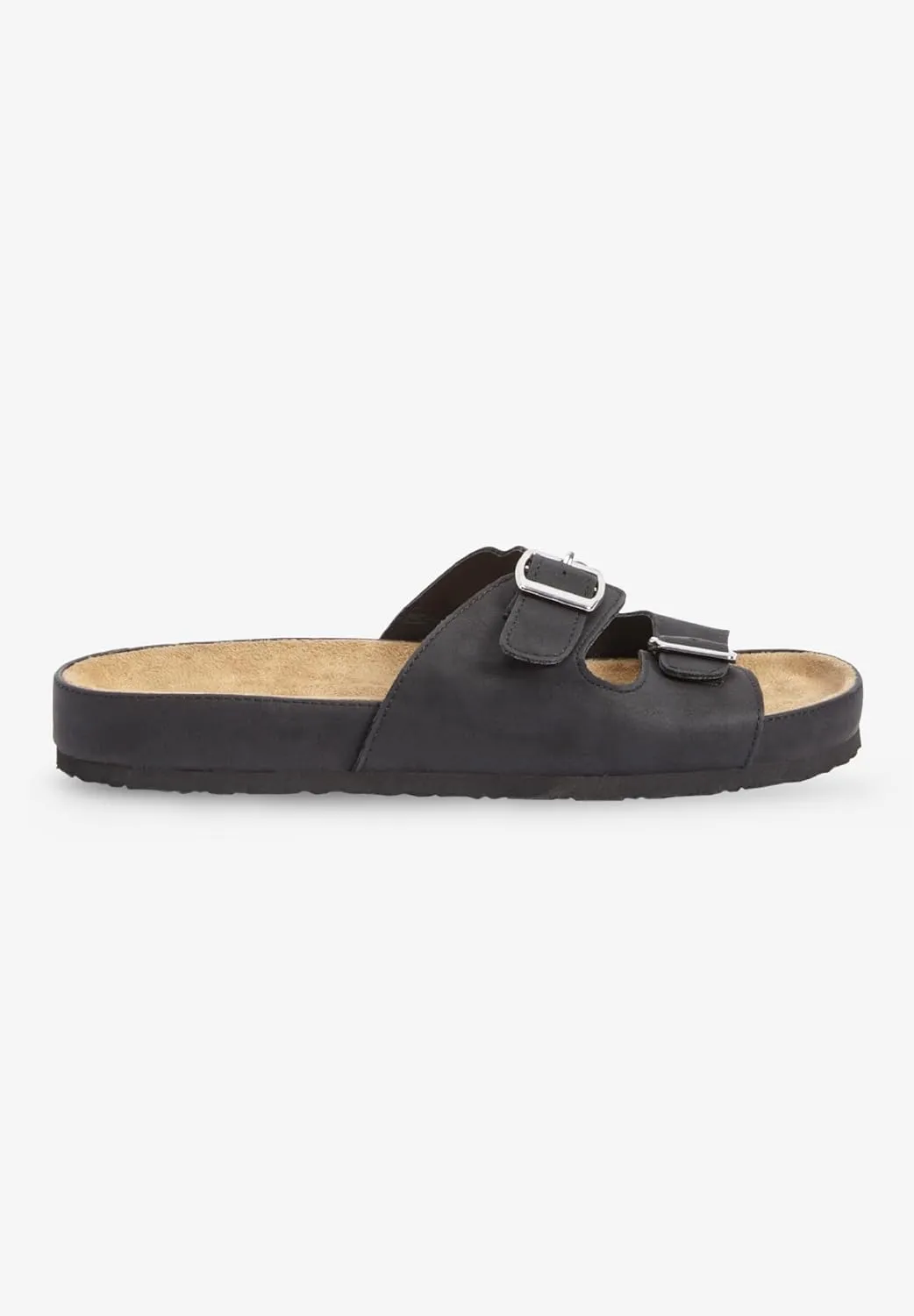 Comfortview Women's Wide Width The Maxi Footbed Sandal