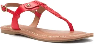 Corso Como Women's Bronte Scarlett Vintage Calf Sandal 6.5 M
