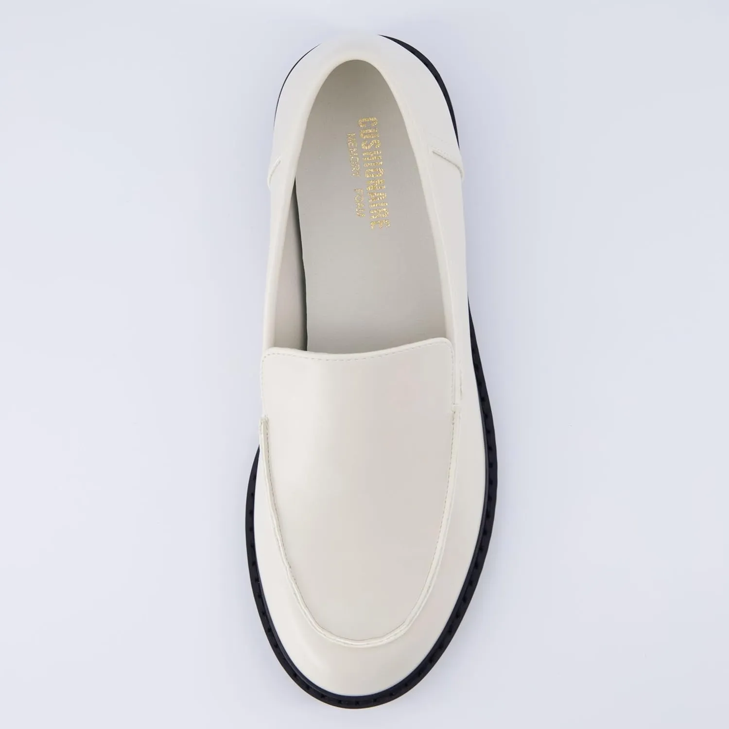 CUSHIONAIRE Women's Cambridge Patent Loafer  Memory Foam, Wide Widths Available