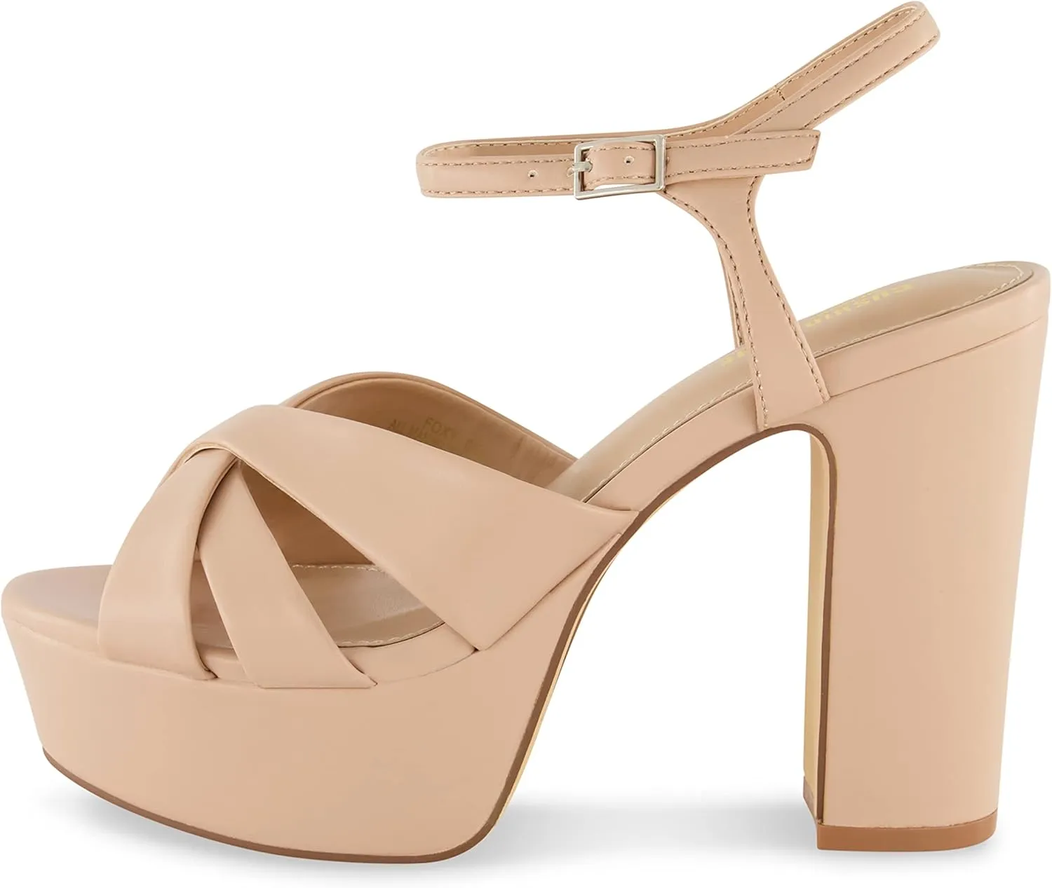CUSHIONAIRE Women's Foxy platform dress sandal  Memory Foam and Wide Widths Available