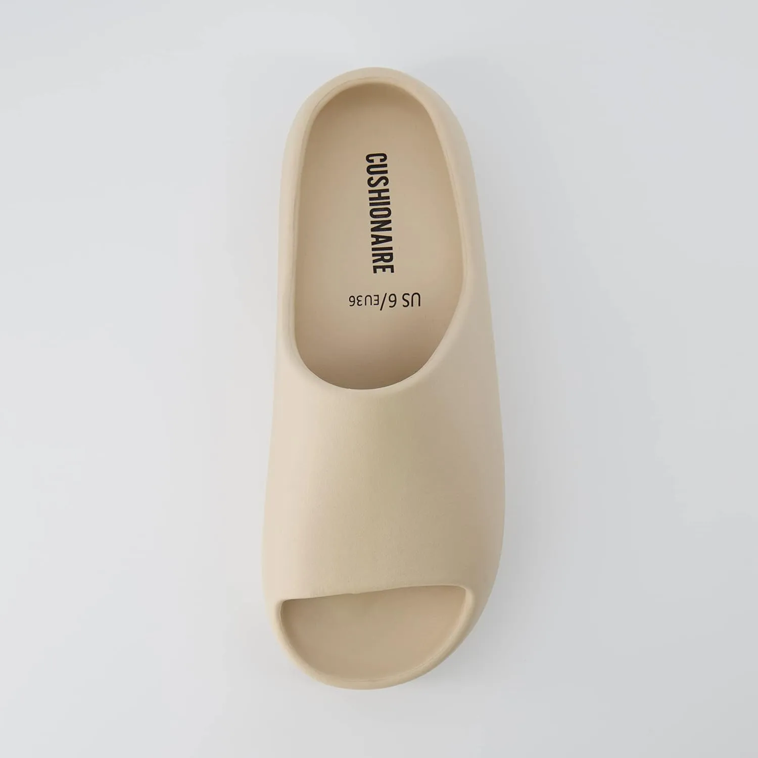 CUSHIONAIRE Women's Harrison platform slide sandal with  Comfort
