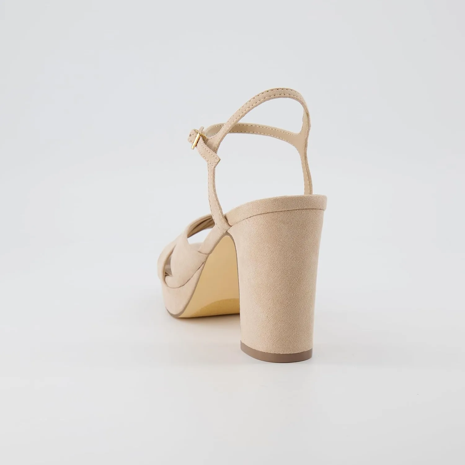 CUSHIONAIRE Women's Mood Platform Dress Sandal  Memory Foam and Wide Widths Available