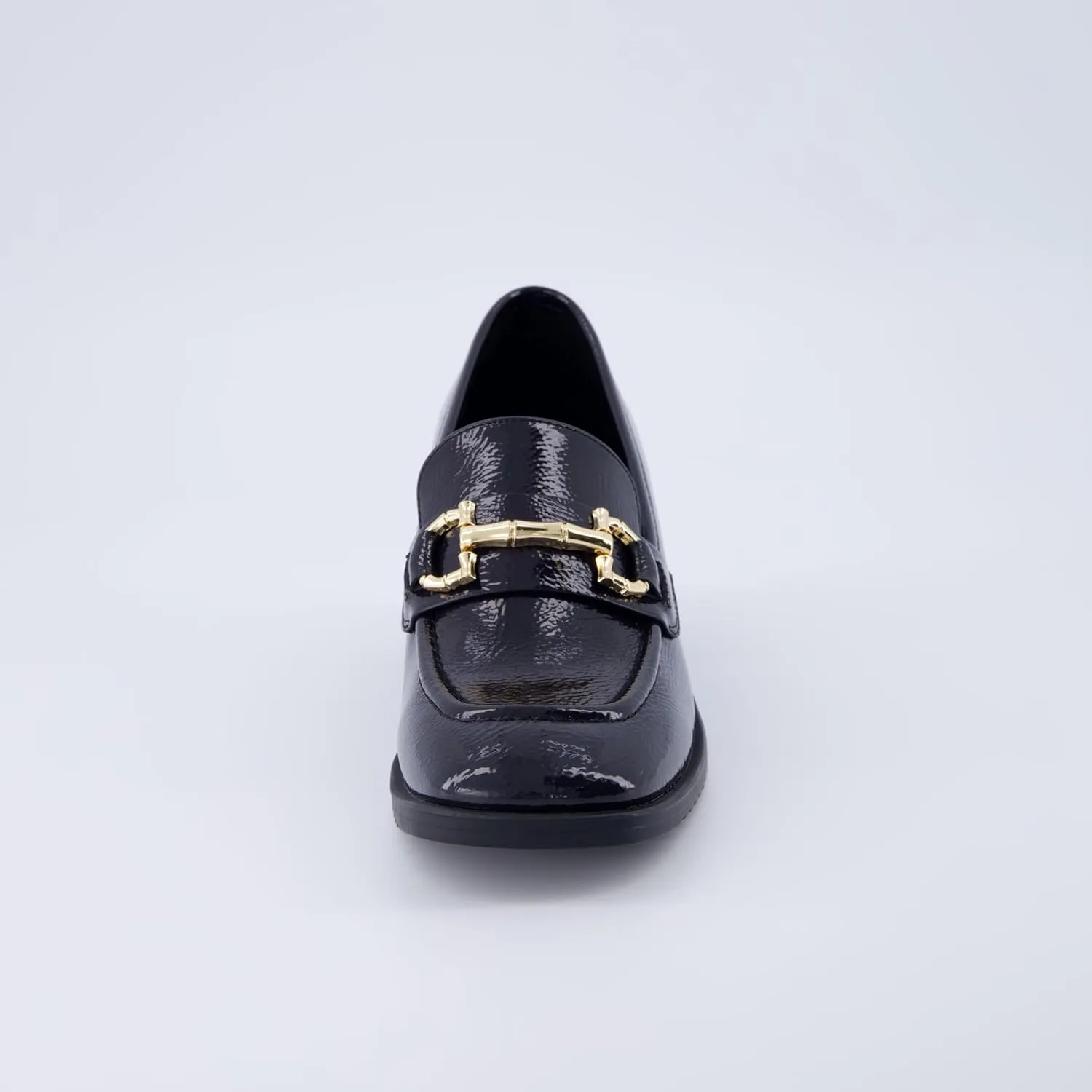 CUSHIONAIRE Women's Royal Block Heel Loafer  Memory Foam, Wide Widths Available