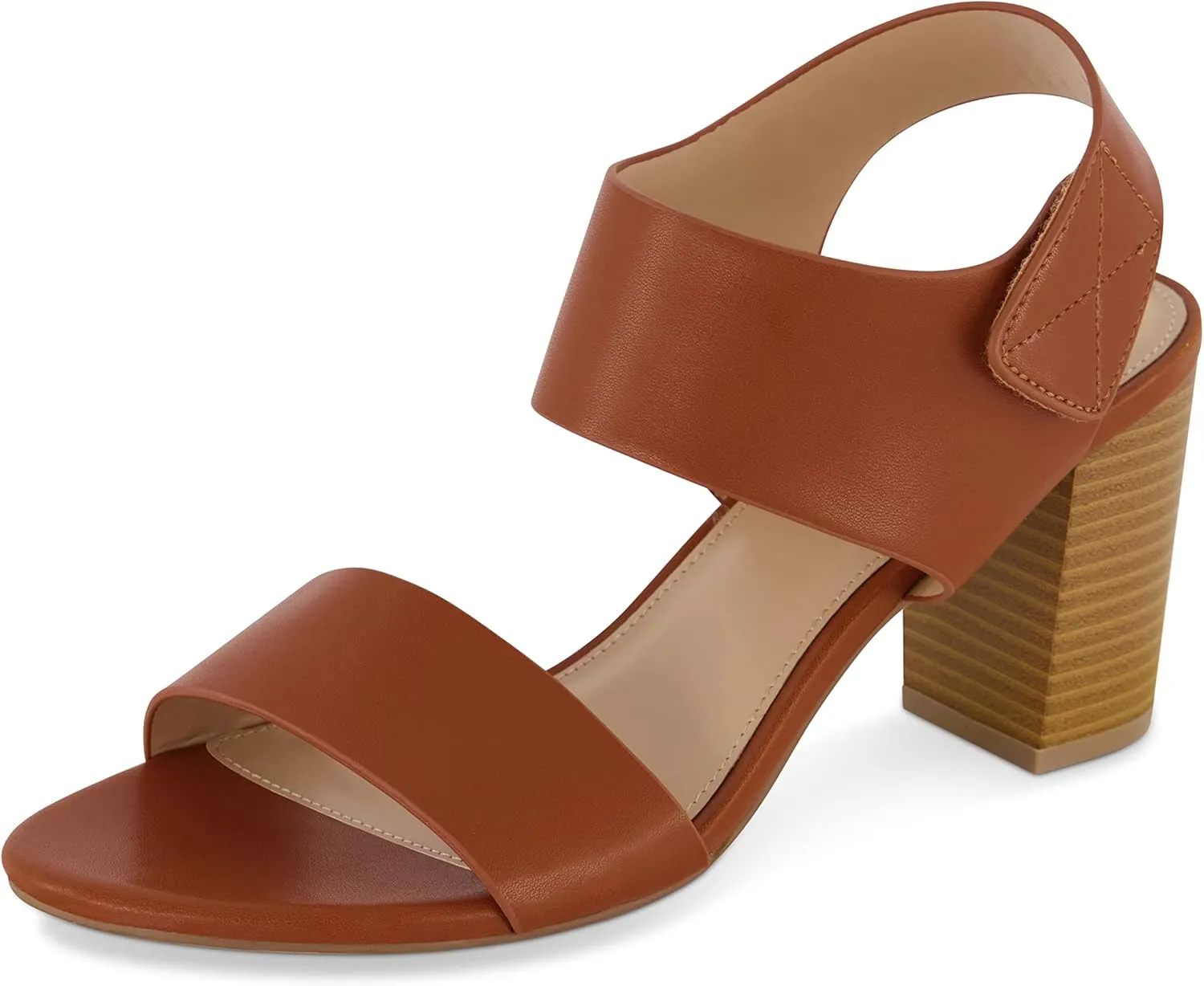 CUSHIONAIRE Women's Talent cut out heel sandal  Memory Foam and Wide Widths Available