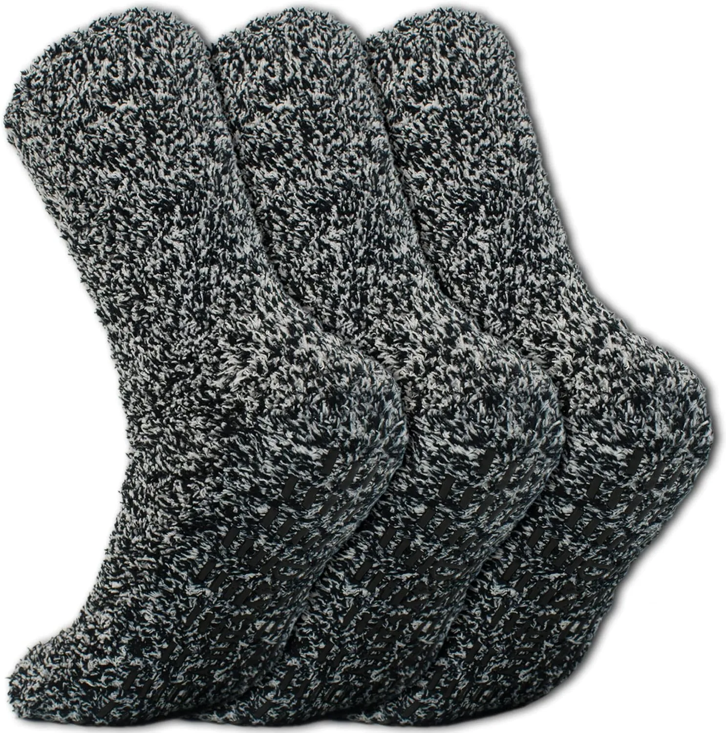 Daventry Thick Fuzzy Grippy Socks for Women and Men | Slipper Socks for Women | No Slip Non Skid Grip