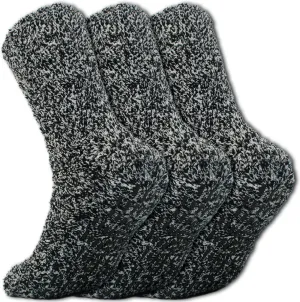 Daventry Thick Fuzzy Grippy Socks for Women and Men | Slipper Socks for Women | No Slip Non Skid Grip