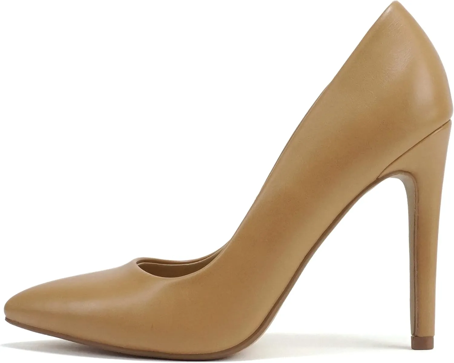 Delicious “Cindy” ~ Women Pointed Toe Slip On Stiletto High Heel Pump Shoe