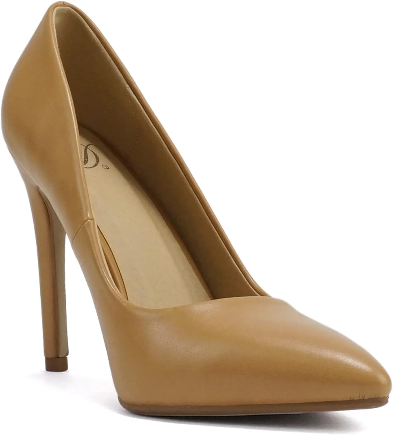 Delicious “Cindy” ~ Women Pointed Toe Slip On Stiletto High Heel Pump Shoe