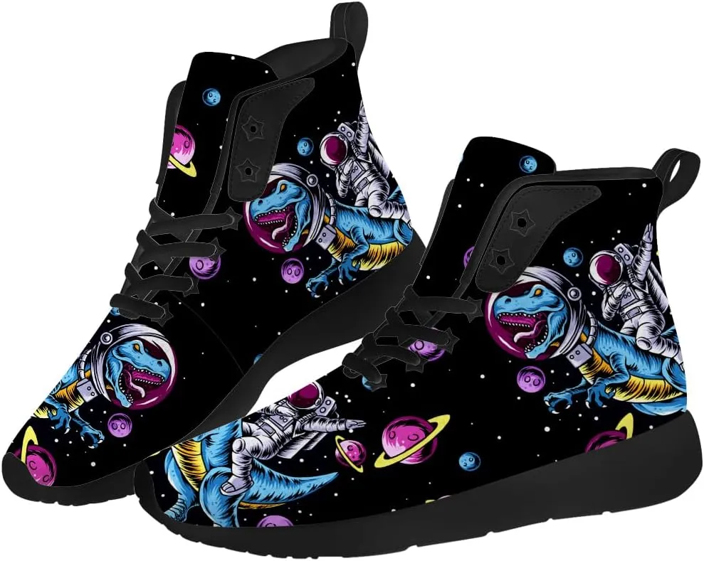 Dinosaur Shoes for Women Men High Top Sneakers High Top Shoes Gifts for Him Her