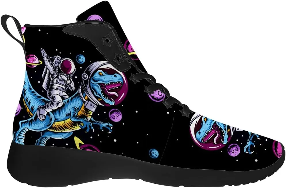 Dinosaur Shoes for Women Men High Top Sneakers High Top Shoes Gifts for Him Her