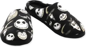 Disney The Nightmare Before Christmas Jack Sally Adult Women's Scuff Slide On Slippers