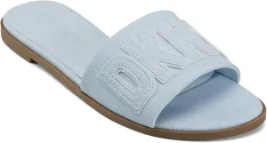 DKNY Women's Willow Flat Slide Sandal with Logo