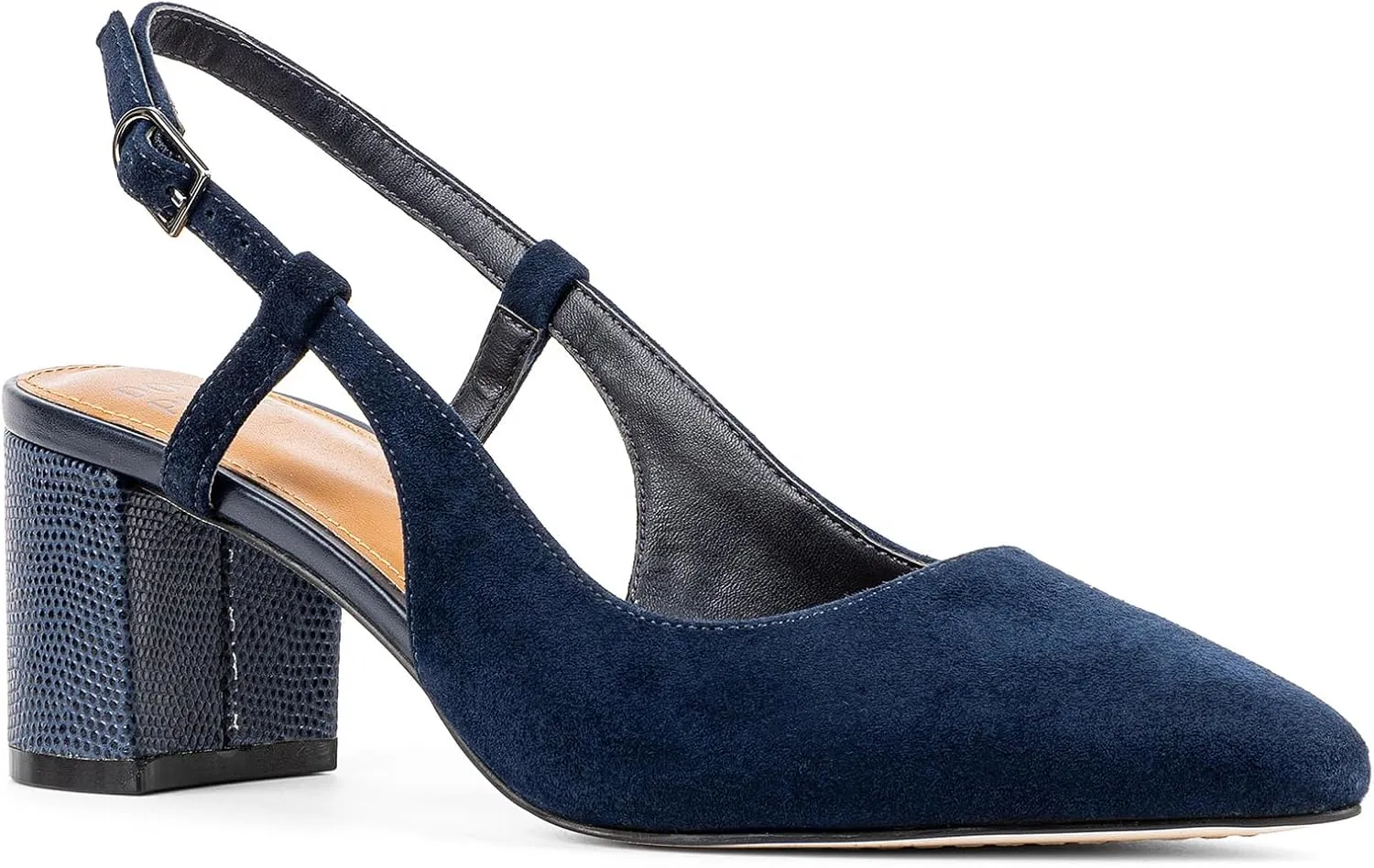 Donald Pliner Women’s SHANIE Slingback Pump Heel, 2" Block Heel Shoes for Comfort, Women’s Heels with Padded Insole