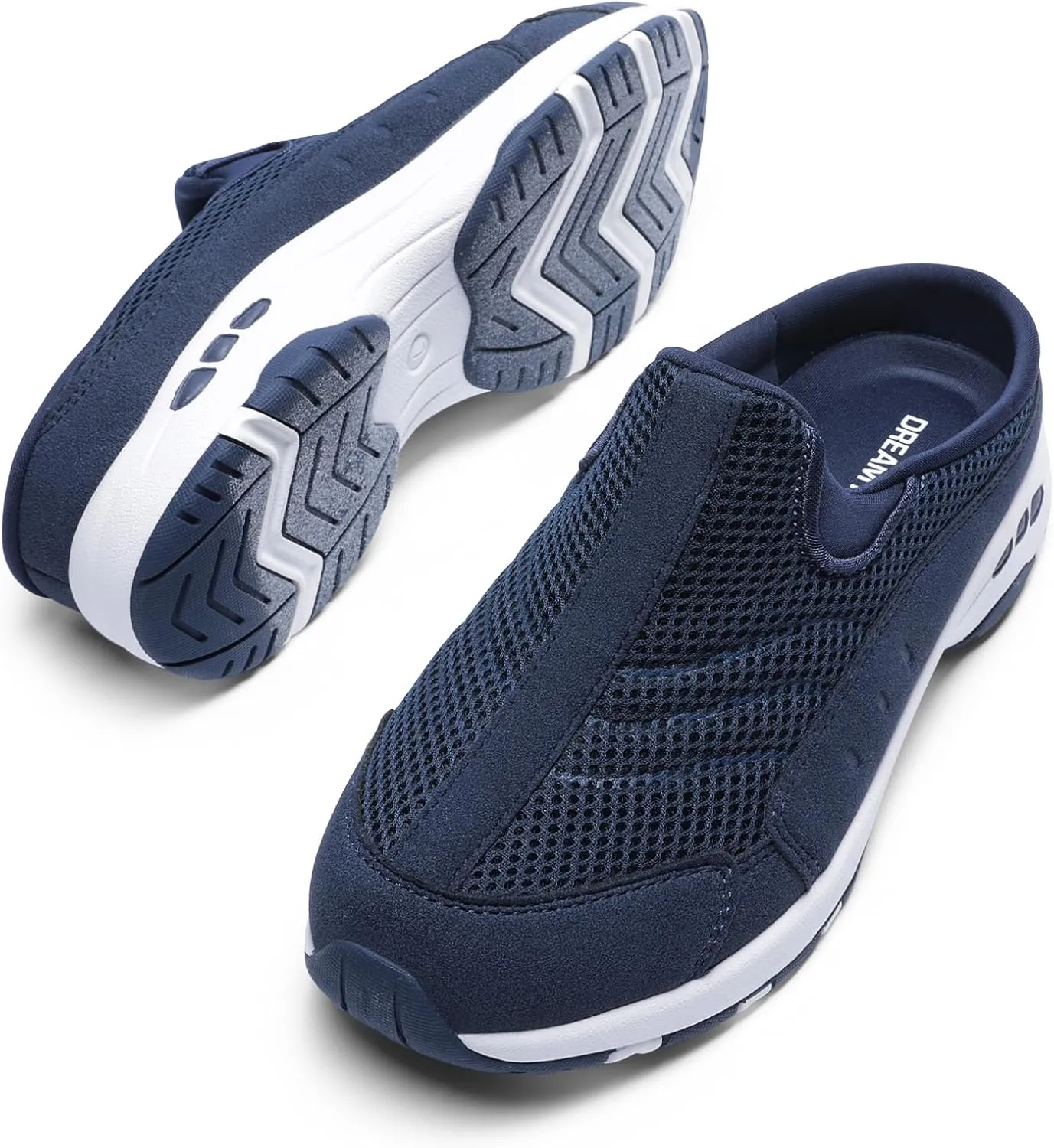 DREAM PAIRS Mules for Women Sneakers Slip on Shoes for Women Walking Shoes