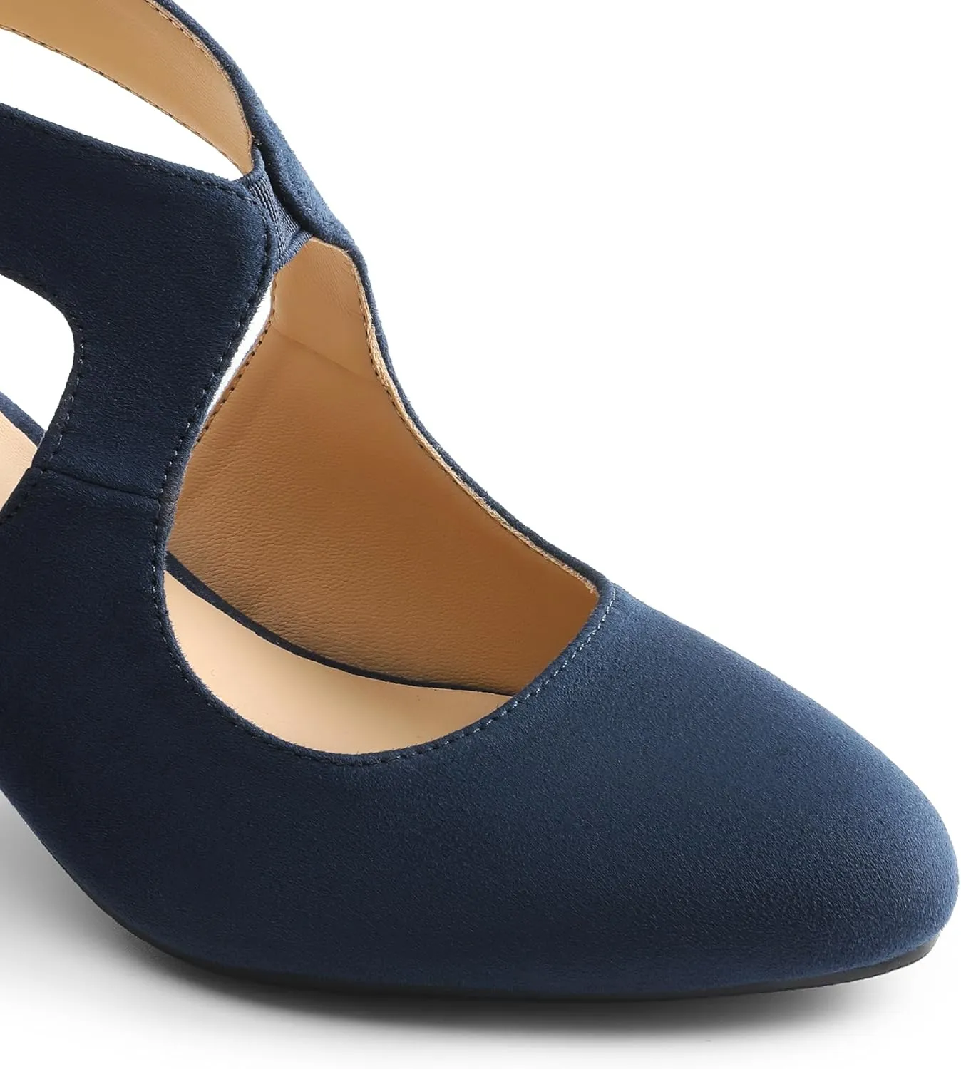DREAM PAIRS Women's Pumps Closed Pointed Toe Kitten Heels Elegant Party Wedding Dress Shoes for Women