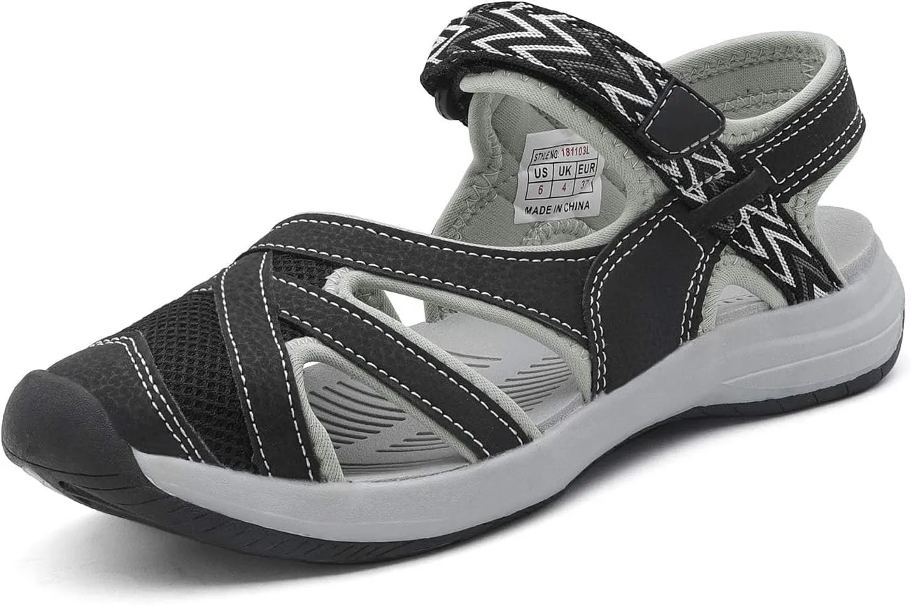 DREAM PAIRS Women's Sport Athletic Sandals Outdoor Hiking Sandals