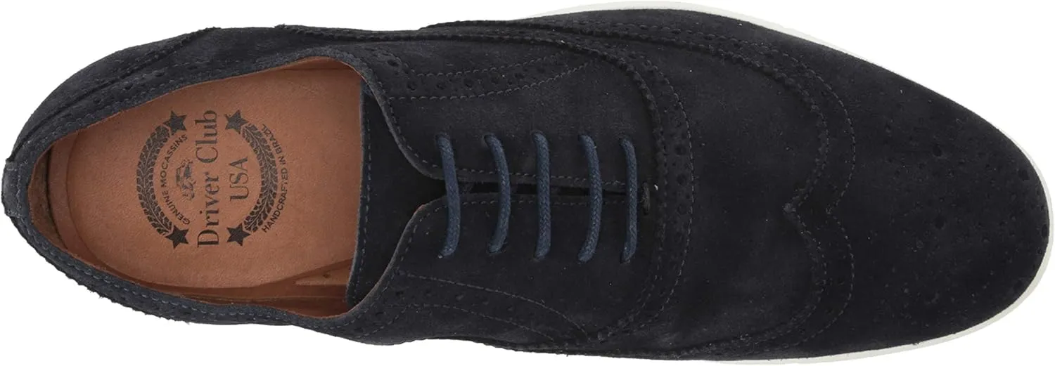 Driver Club USA Men's Leather Eva Lightweight Technology Wingtip Sneaker