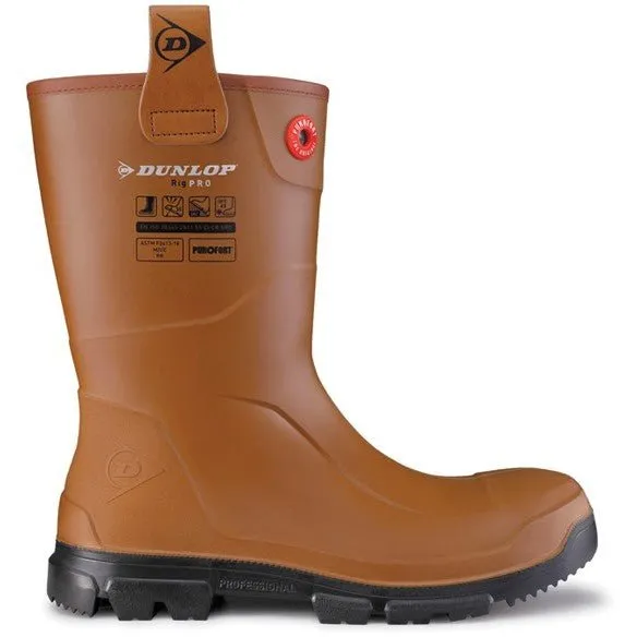 Dunlop Purofort RigPRO Fur Lined Safety Wellingtons