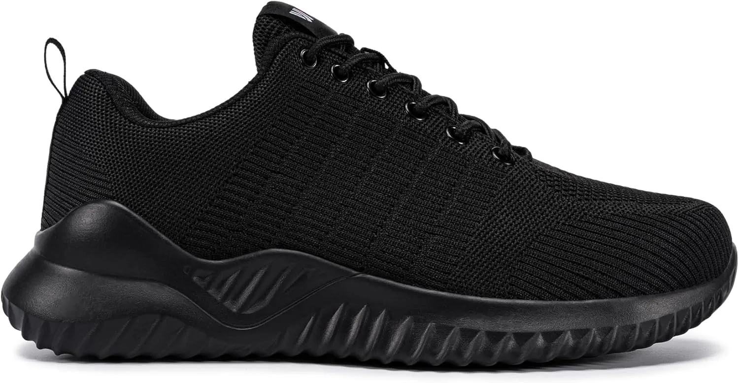 DYKHMILY Steel Toe Shoes for Men Lightweight Work Shoes Comfortable Safety Shoes Air Cushion Construction Shoes