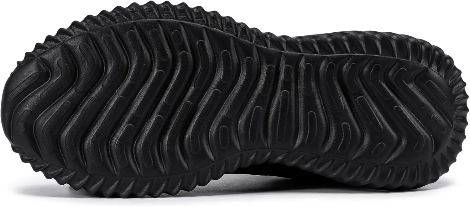 DYKHMILY Steel Toe Shoes for Men Lightweight Work Shoes Comfortable Safety Shoes Air Cushion Construction Shoes
