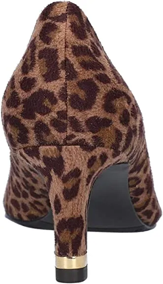 Easy Street Pointed Women's Pump 8.5 B(M) US Tan-Snake
