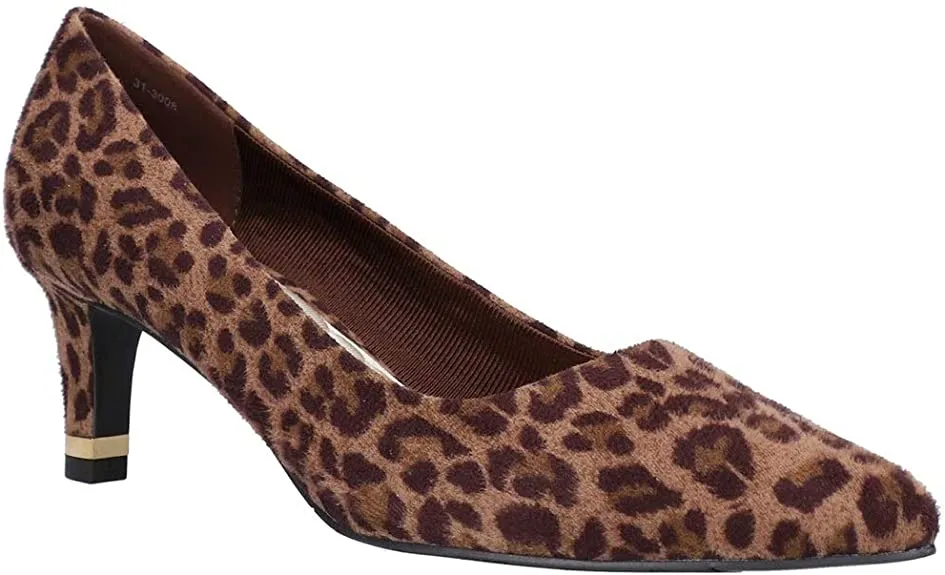 Easy Street Pointed Women's Pump 8.5 B(M) US Tan-Snake