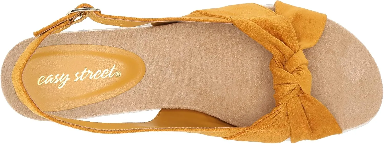 Easy Street Women's Dot Wedge Sandal