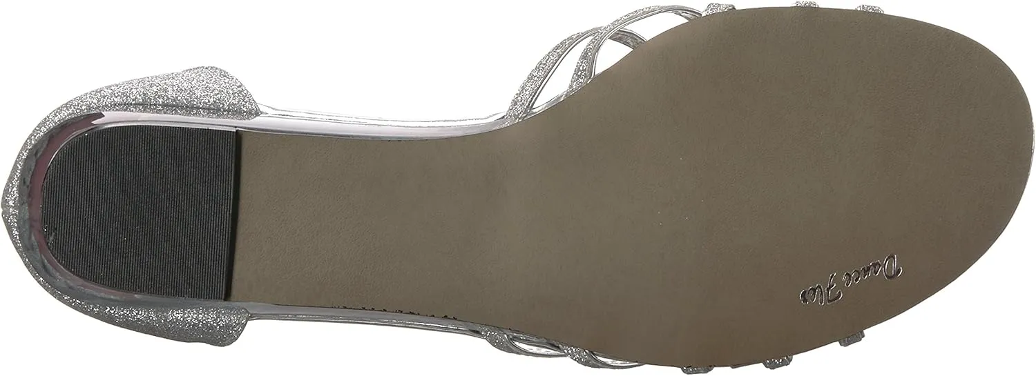 Easy Street Womens Tarrah Faux Leather Crossover Wedge Sandals