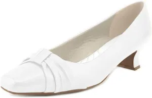 Easy Street Women's Waive Pump, White, 7.5