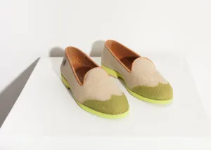 Efficient delivery Lime in Efficient global logistics Wingtip Loafer