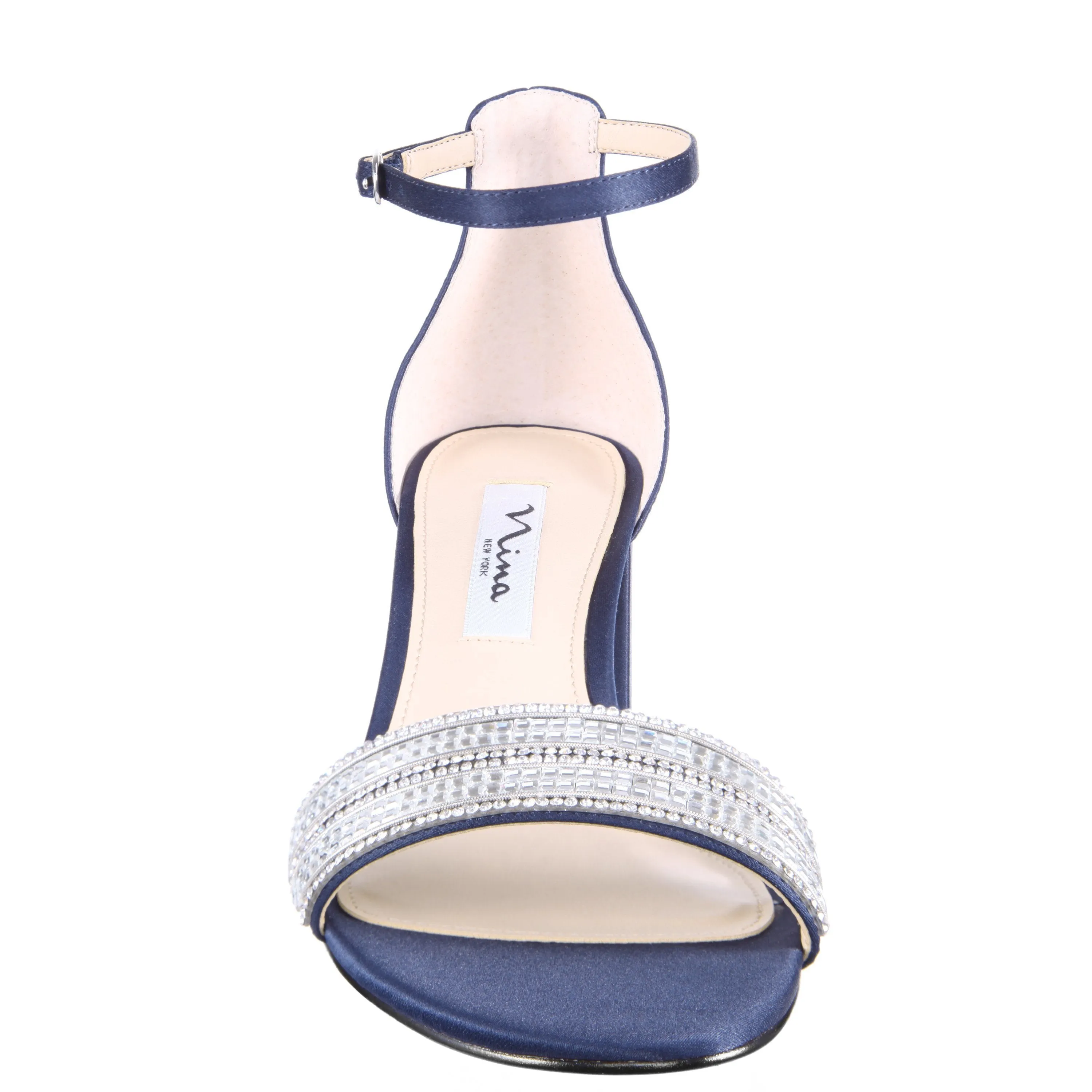 ELENORA-NEW NAVY SATIN