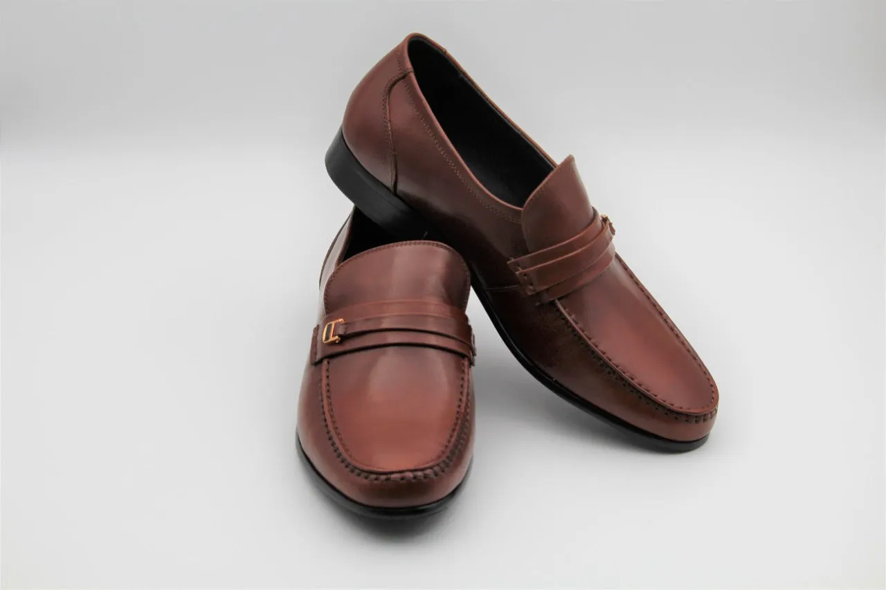 Everett Brown Leather Formal Loafers