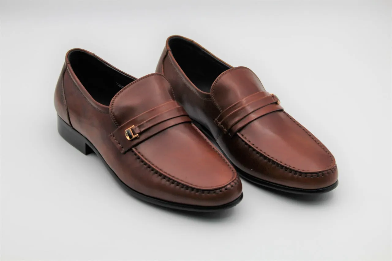 Everett Brown Leather Formal Loafers