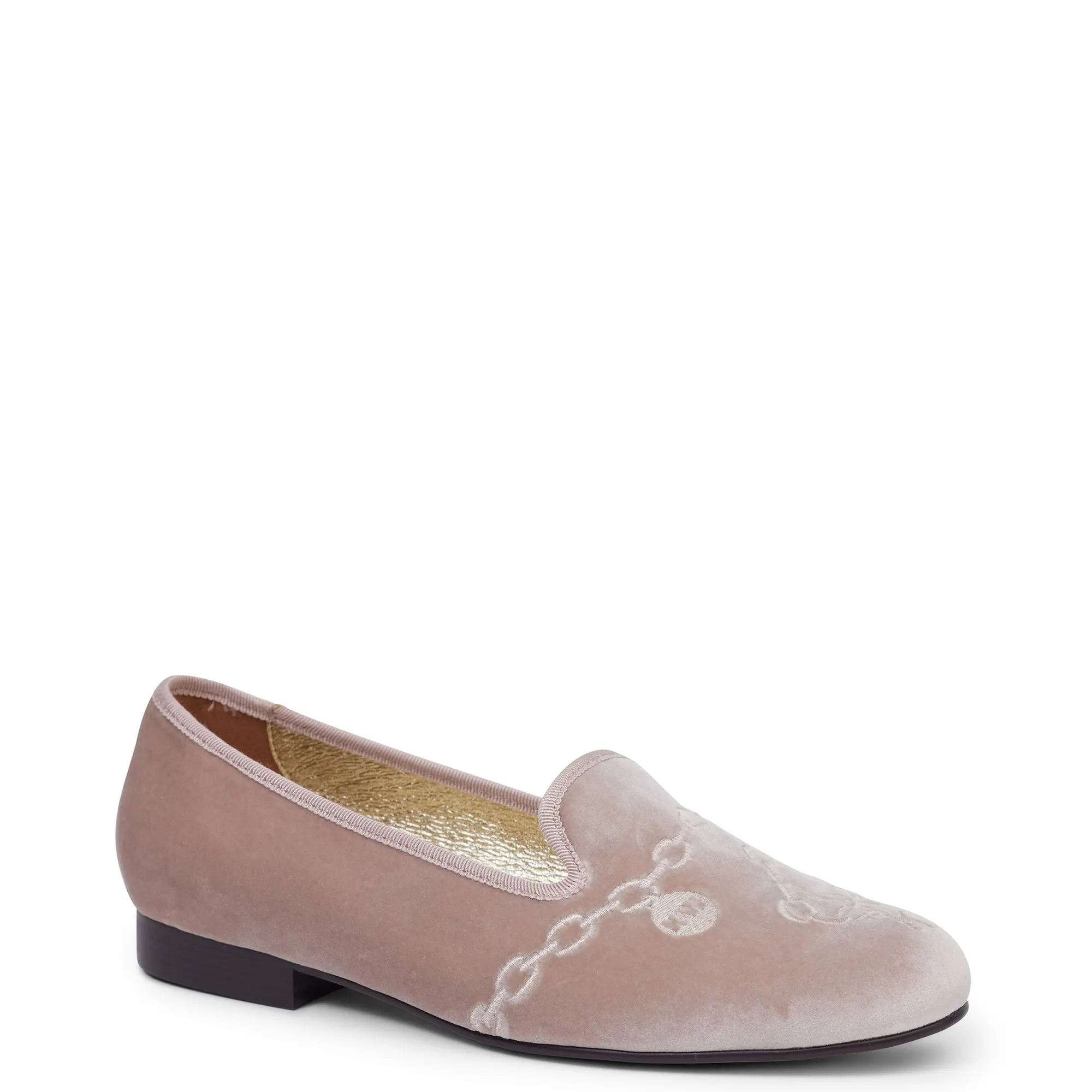 Filigree Loafer - Pearl Velvet