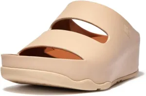 FitFlop Women's SHUV Two-BAR Leather Slides