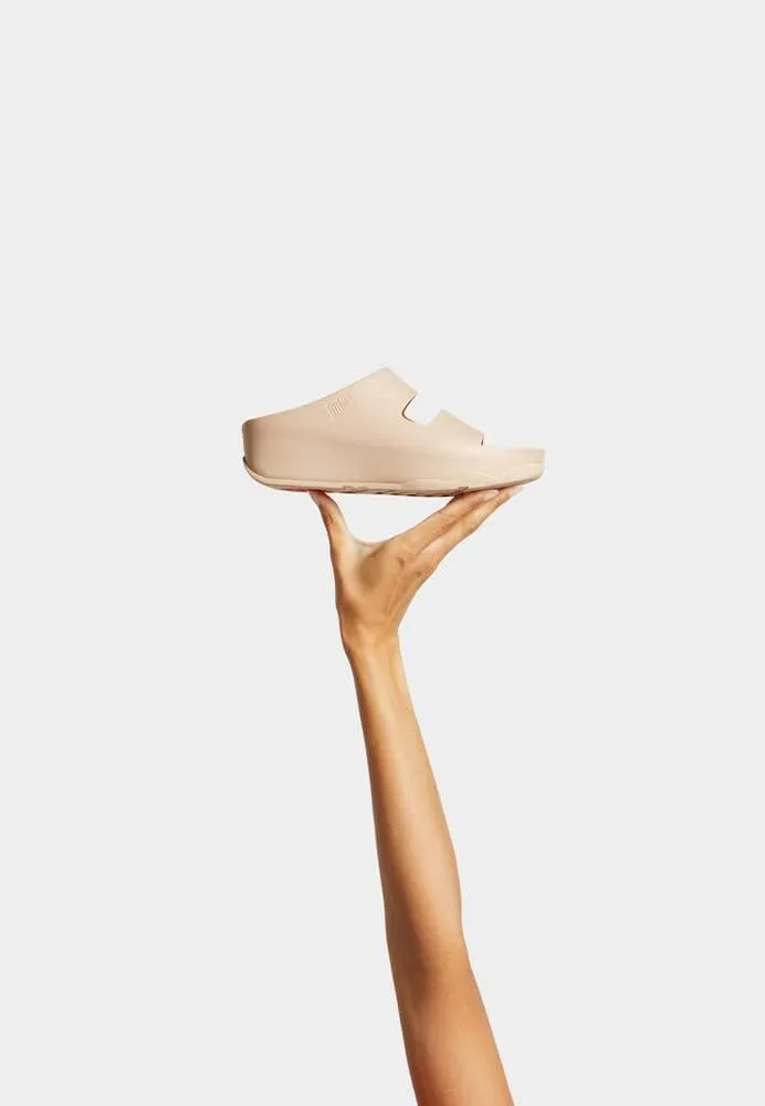 FitFlop Women's SHUV Two-BAR Leather Slides