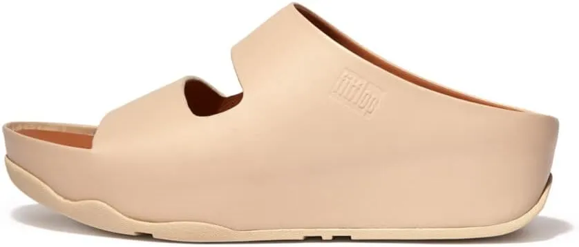 FitFlop Women's SHUV Two-BAR Leather Slides